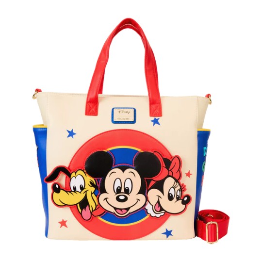 DISNEY -Mickey & Amis -Mini sac à dos & Tote Bag convertible Loungefly