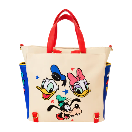 DISNEY -Mickey & Amis -Mini sac à dos & Tote Bag convertible Loungefly