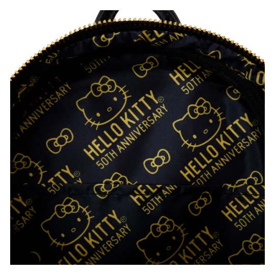 SANRIO - 50ème Anniversaire - Mini Sac à Dos Metallique Doré LoungeFly