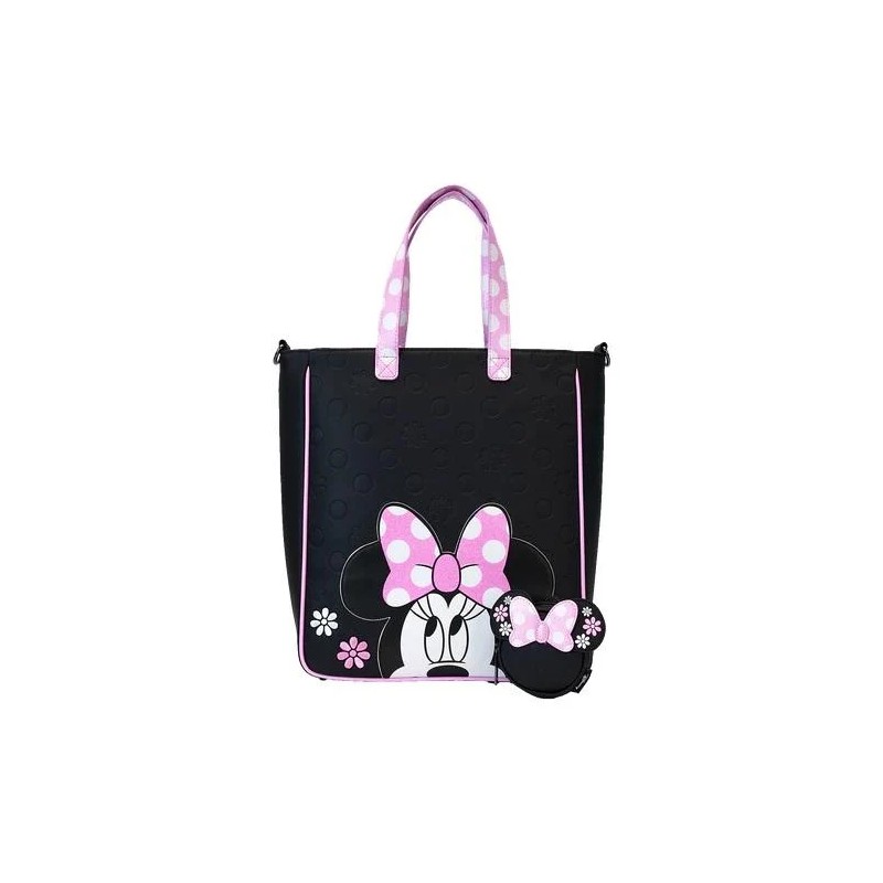 DISNEY - Minnie "Floral Rock the Dots" - Tote Bag Loungefly