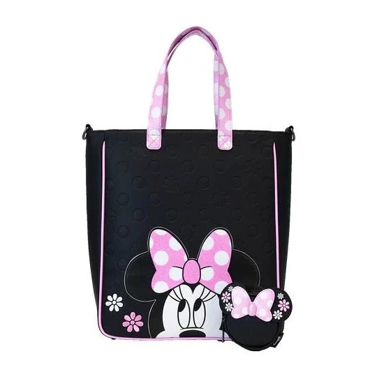 DISNEY - Minnie "Floral Rock the Dots" - Tote Bag Loungefly