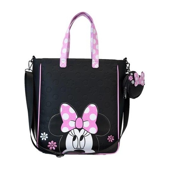 DISNEY - Minnie "Floral Rock the Dots" - Tote Bag Loungefly