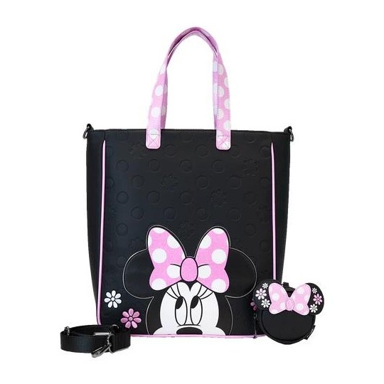 DISNEY - Minnie "Floral Rock the Dots" - Tote Bag Loungefly