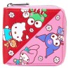 SANRIO - Hello Kitty & Amis "Color Block" - Portefeuille LoungeFly