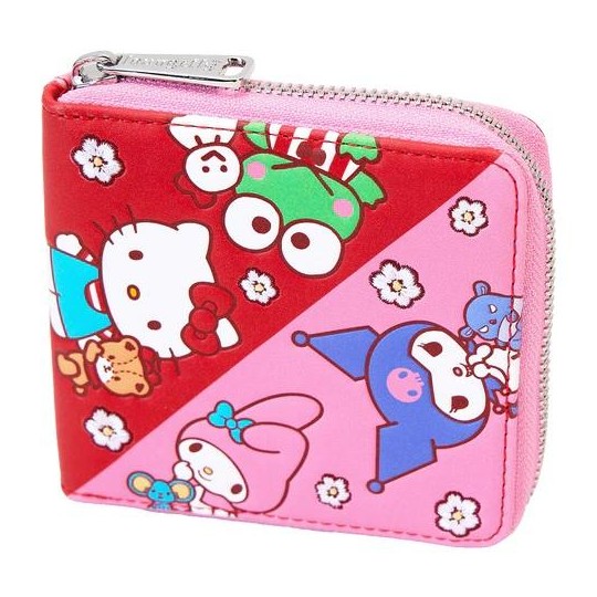 SANRIO - Hello Kitty & Amis "Color Block" - Portefeuille LoungeFly