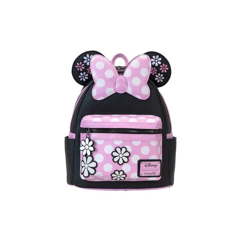 DISNEY - Minnie "Floral Rock the Dots" - Mini Sac à Dos LoungeFly