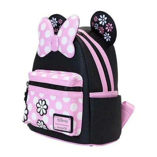 DISNEY - Minnie "Floral Rock the Dots" - Mini Sac à Dos LoungeFly