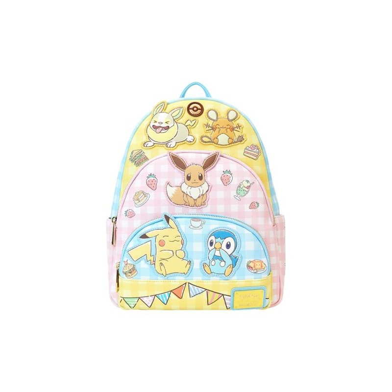 POKEMON - Cafe - Mini Sac à Dos Triple Poche LoungeFly