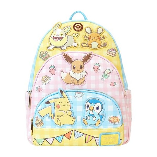POKEMON - Cafe - Mini Sac à Dos Triple Poche LoungeFly