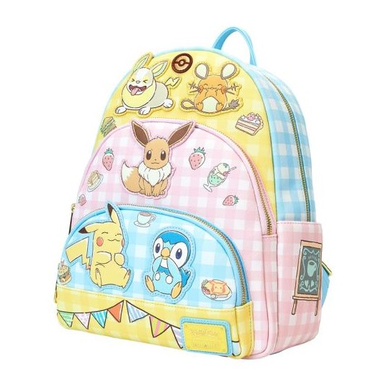 POKEMON - Cafe - Mini Sac à Dos Triple Poche LoungeFly