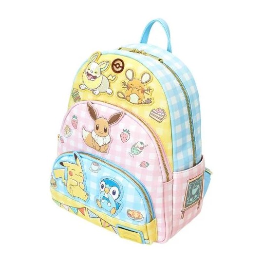 POKEMON - Cafe - Mini Sac à Dos Triple Poche LoungeFly