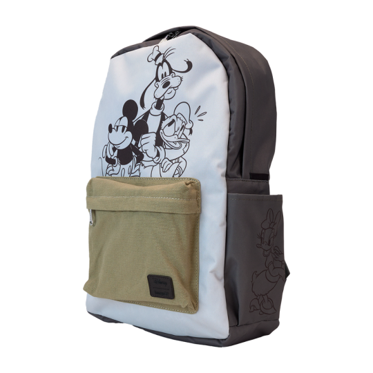 DISNEY - Mickey et amis - Sac à dos Canvas Nylon LoungeFly