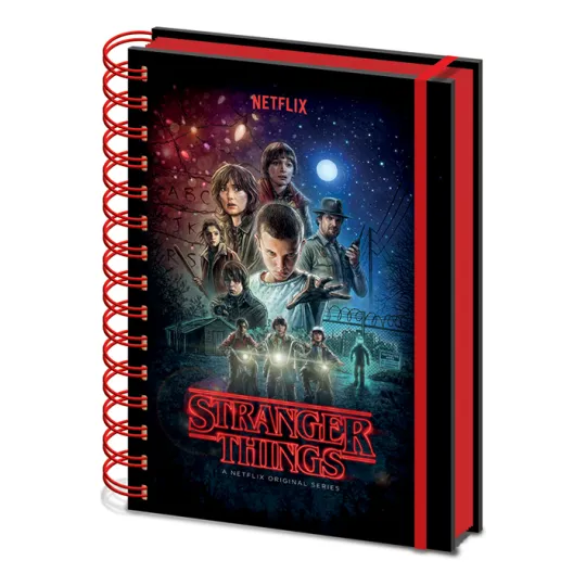 STRANGER THINGS - One Sheet - Notebook A5