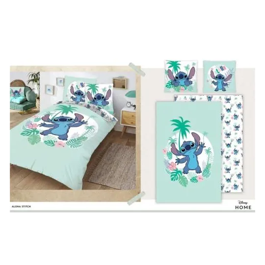DISNEY - Parure de lit 140x200cm - Aloha Stitch