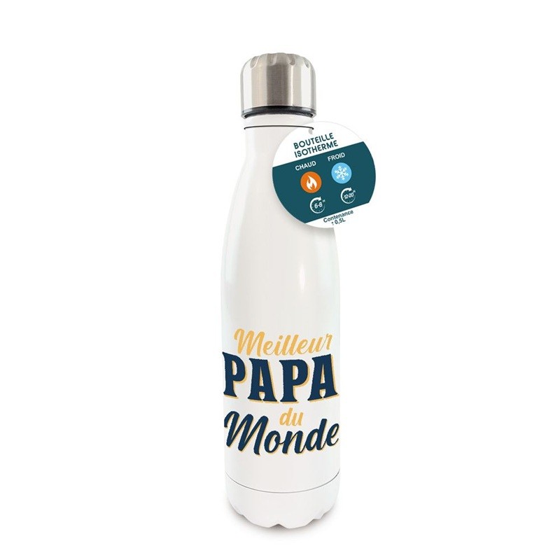 GOURDE ISOTHERME MEILLEUR PAPA DU MONDE