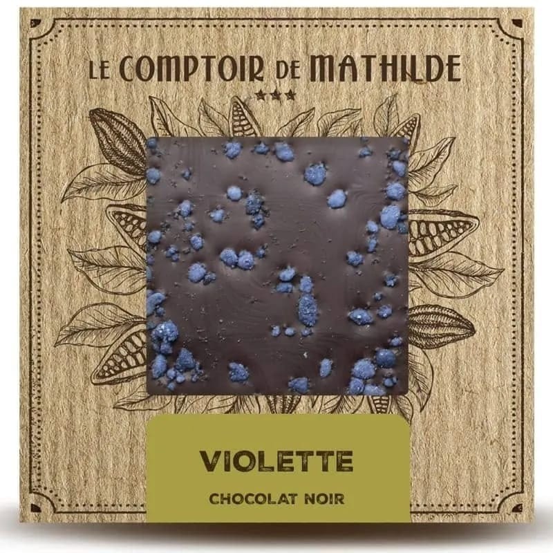 Tablette Chocolat Noir Violette 80G