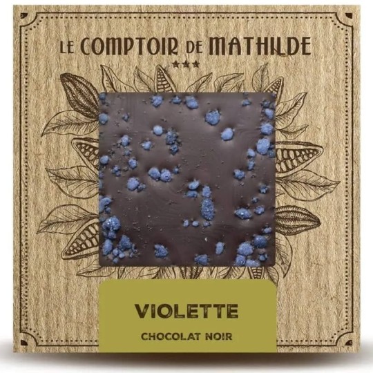 Tablette Chocolat Noir Violette 80G