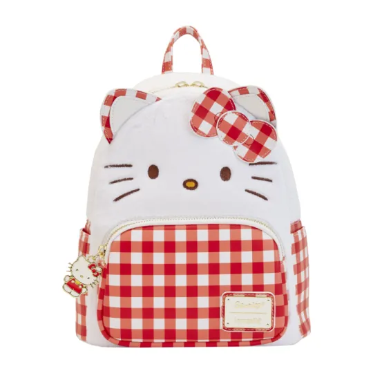 SANRIO - Hello Kitty "Gingham Cosplay" - Mini Sac à dos LoungeFly