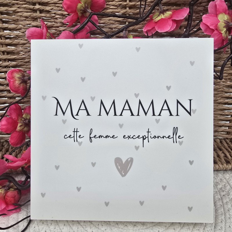 Cadre épais 15/15 "Maman cette femme exceptionnelle"
