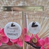 Boucles d'oreilles "Personne n'est parfait"