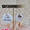 Boucles d'oreilles" je suis séduichiante "