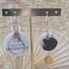 Boucles d'oreilles"Soyez celle qui fait la différence"