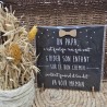 Cadre relief 20/20 "Un papa c'est quelqu'un qui..."