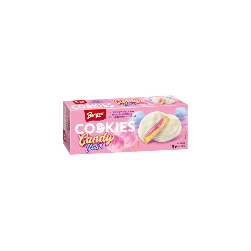 BERGEN COOKIES COTTON CANDY 128GR