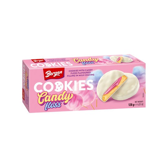 BERGEN COOKIES COTTON CANDY 128GR