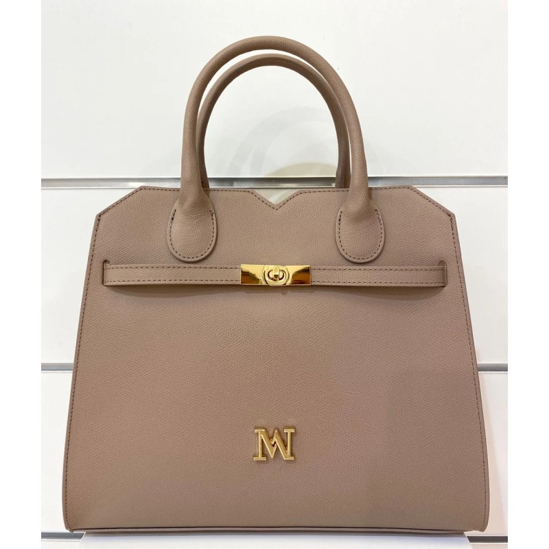 Sac à mains "Lucille XL"Taupe Mondieux Madame