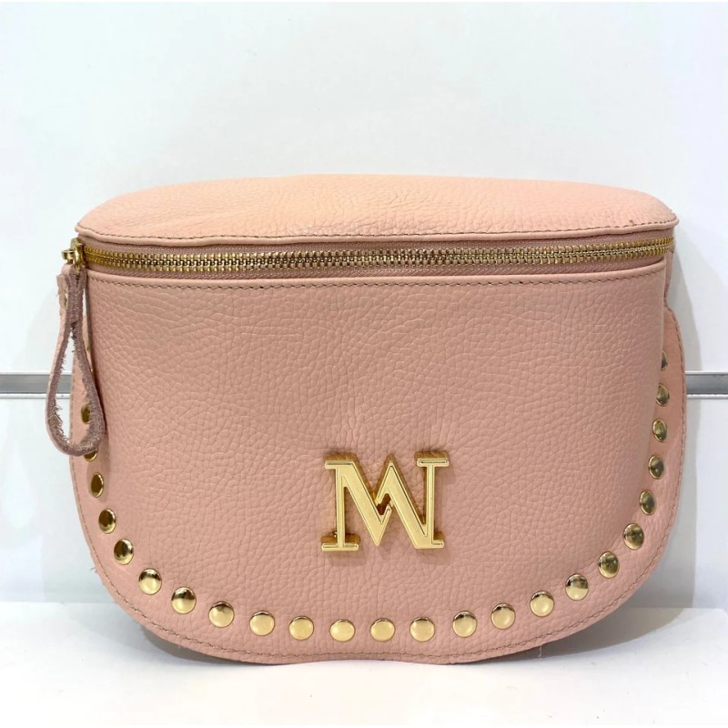 Sac à mains "Valentina Studs"rose poudré Mondieux Madame