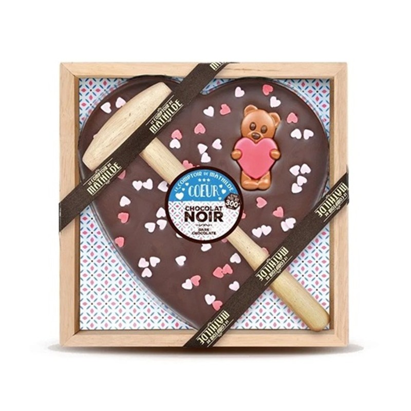 Coeur A Casser Chocolat Noir 300G-Love collection