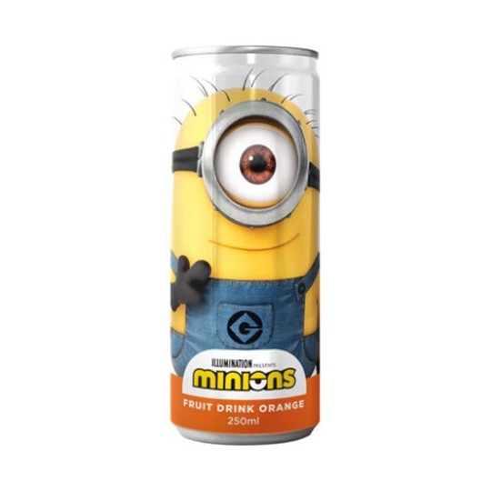 MINIONS FRUIT DRINK ORANGE 25CL