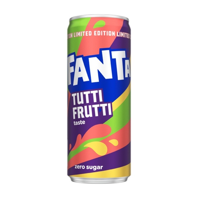FANTA TUTTI FRUTTI ZERO SLEEK CANS 33CL