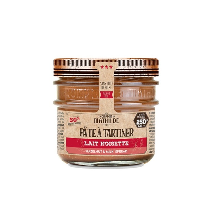 Pâte à tartiner Lait Noisette 100G