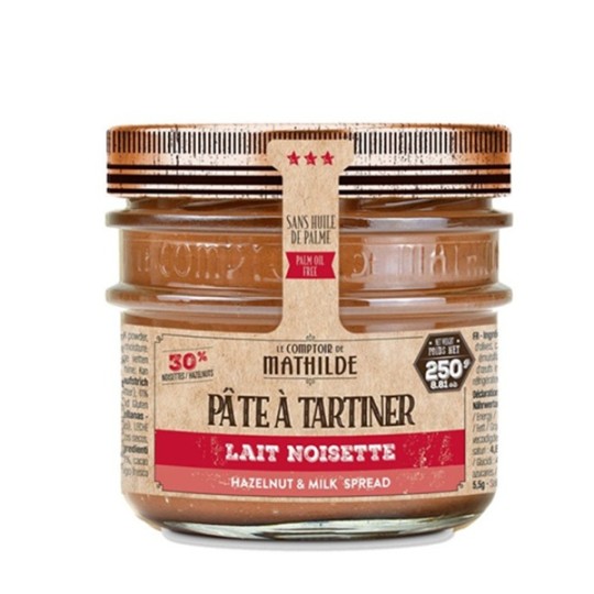 Pâte à tartiner Lait Noisette 100G