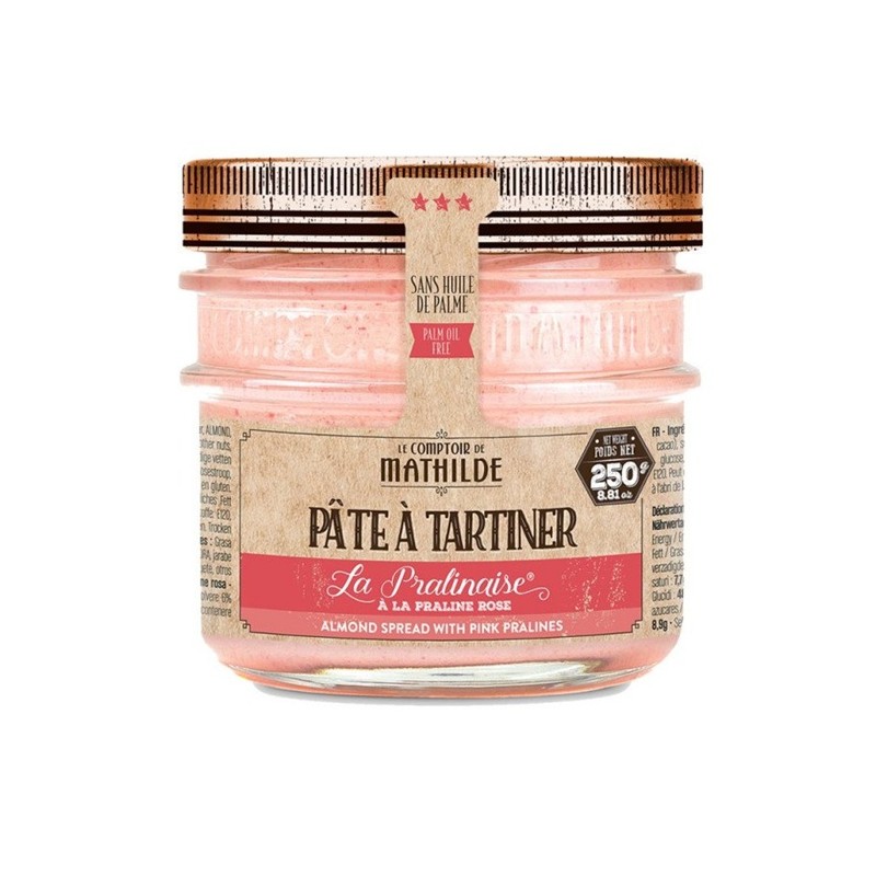 Pâte à tartiner La Pralinaise A La Praline Rose 250G