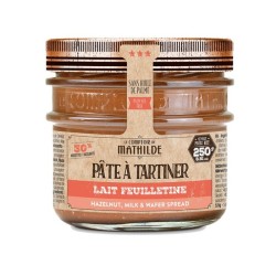 Pâte à tartiner Lait Noisette Feuilletine 250G