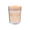 BOUGIE VERRE "MA CHERIE...FONDRE"