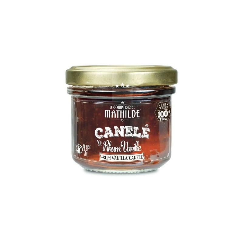 Canelé Au Rhum Vanille 100G