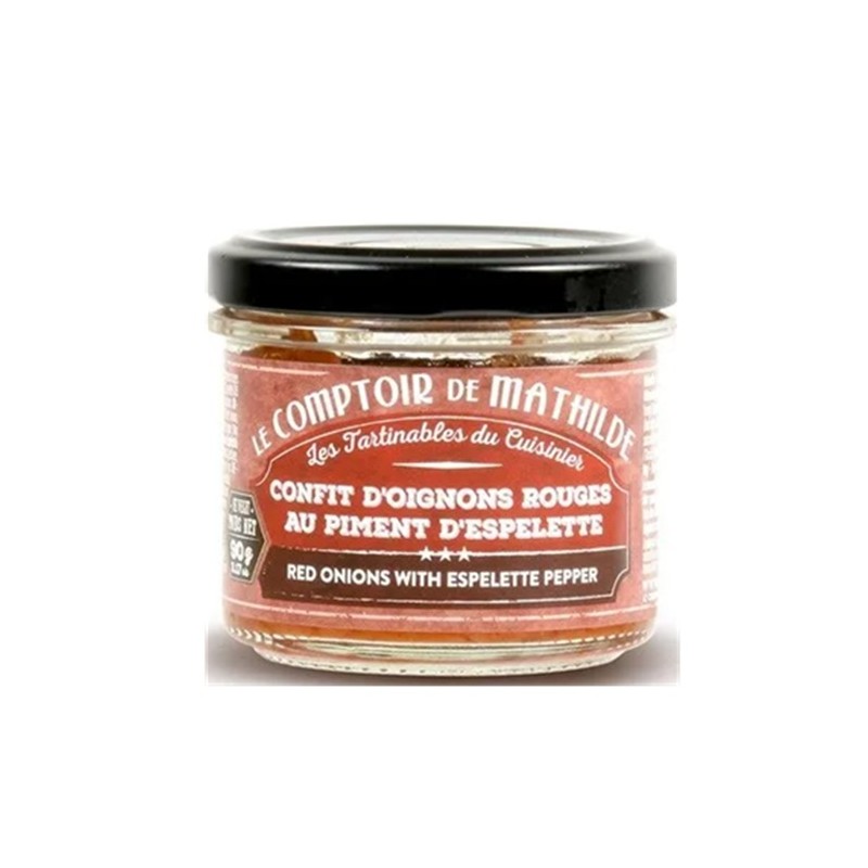 Confit D'Oignons Rouges Au Piment D'Espelette 90G