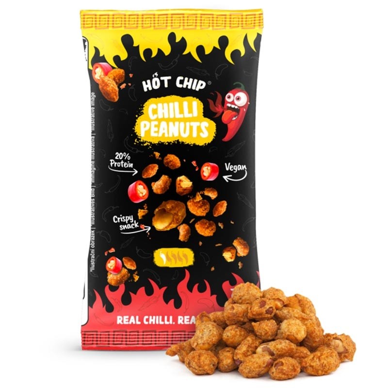Hot Chip Peanuts Chilli 70g
