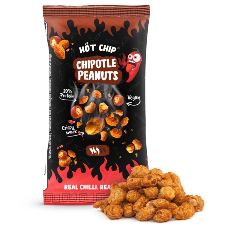 Hot Chip Peanuts Chipotle 70g