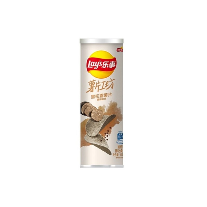 Lay's Stax truffe et poivre noir 104 gr