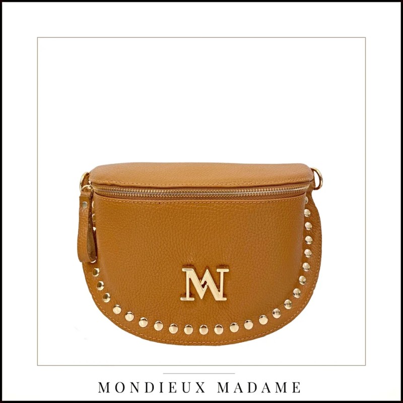 Sac à mains "Valentina Studs"Camel Mondieux Madame
