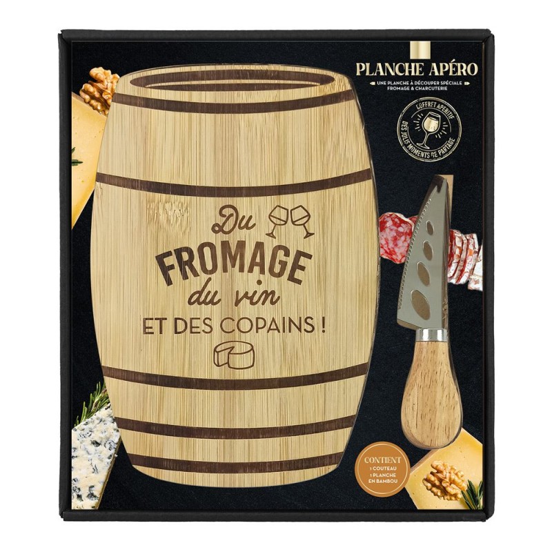 Coffret planche decoupe tonneau