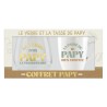 Coffret verre et tasse papy