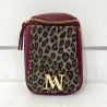 Sac "Lottie" Bordeaux Léopard Mondieux Madame