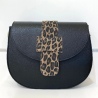 Sac "Tofia" Noir et léopard Mondieux Madame