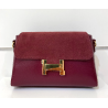 Sac "Nina" Bordeaux/Bordeaux suede Mondieux Madame